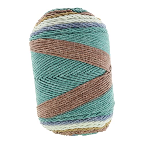 DECORNIJIA Baumwollseil für Selbstgemacht 1 Rolle Mehrfarbig Handgefertigtes Strickseil für Teppiche und Dekoration 5-Fädig DECORNIJIA Baumwollseil für Selbstgemacht 1 Rolle Mehrfarbig Handgefertigtes Strickseil für Teppiche und Dekoration 5-Fädig von DECORNIJIA