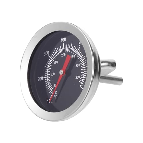 DECORNIJIA Bbq Thermometer Edelstahl Bimetall Analog Ofenthermometer Großes Temperatur Für Grill Backofen Haushalt von DECORNIJIA
