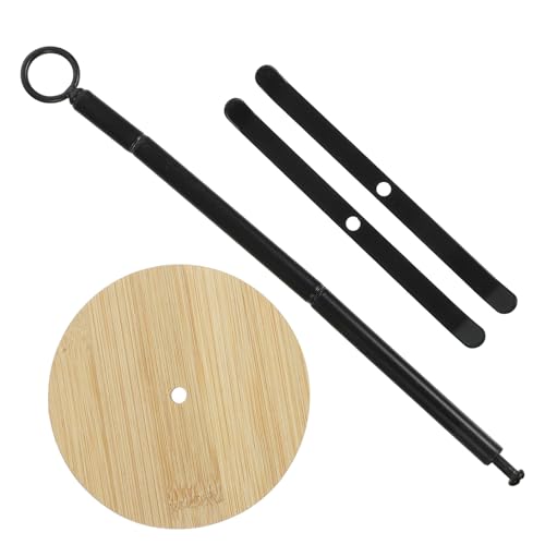 DECORNIJIA Becherdeckel Aufbewahrungsständer aus Holz und Kompakter Platzsparender Organizer für Schreibtisch und Küchenarbeitsplatte Leicht zu Reinigen und Vielseitig Einsetzbar von DECORNIJIA