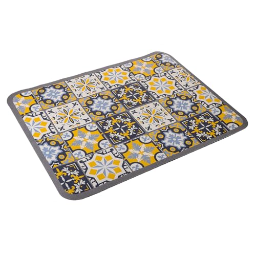 DECORNIJIA Bohemia Style Küchen Abtropfmatte Wassersaugende Schnell Trocknende Geschirr Abtropfmatte Rutschfest Reißfest Multifunktionale Spülen Matte für Küchentheke DECORNIJIA Bohemia Style Küchen Abtropfmatte Wassersaugende Schnell Trocknende Geschirr Abtropfmatte Rutschfest Reißfest Multifunktionale Spülen Matte für Küchentheke von DECORNIJIA