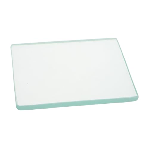 DECORNIJIA Burnishingplatte aus Gehärtetem Glas Rundkanten Kratzfrei für DIY lederhandwerk Glatte Oberfläche Hochwertige Glasunterlage für Anfänger und Profis Langlebig und Effizient DECORNIJIA Burnishingplatte aus Gehärtetem Glas Rundkanten Kratzfrei für DIY lederhandwerk Glatte Oberfläche Hochwertige Glasunterlage für Anfänger und Profis Langlebig und Effizient von DECORNIJIA
