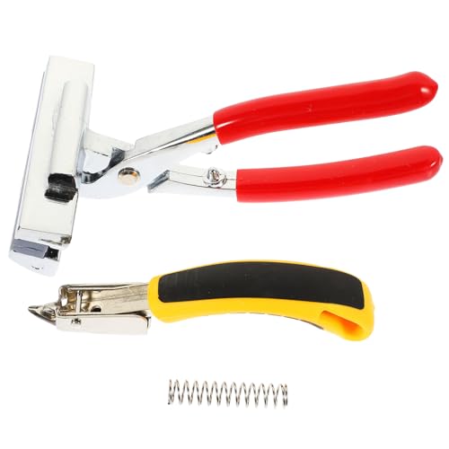 DECORNIJIA Canvas Stretchzange und Schwerer Klammerentferner Ergonomische Leinwandspannzange mit Rutschfestem Griff Schnelles Entfernen von Klammern für Malerei Ölgemälde und Kleine von DECORNIJIA