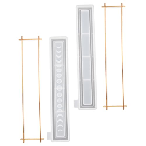 DECORNIJIA DIY Silikonform Teilig Mondphasen Gießform für Epoxidharz Räucherstäbchen Aufbewahrungsbox Basteln Kreative Mondform Silikon Gussform Langlebig Robust von DECORNIJIA
