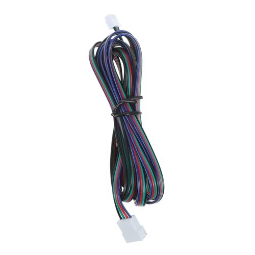 DECORNIJIA Drucker Schrittmotorkabel Verlängerung Kupferkern Kabel Poligem Stecker Kompatibel Extrudermotor Zubehör für Präzise Druckersteuerung von DECORNIJIA