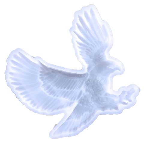 DECORNIJIA Eagle Silikonform Flexibel und Langlebig für DIY Epoxidharz Ornamente Halbrunde Adlerform für Wand und Türdekoration Einfache Entformung für Handgefertigte Kunstwerke von DECORNIJIA