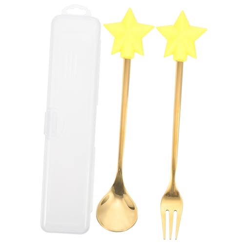 DECORNIJIA Edelstahl Besteckset Teilig Weihnachts Design Dessertgabel und Kaffeelöffel mit Glatter Oberfläche und Sicherem Pflegeleichtem Material Inklusive Praktischem Aufbewahrungsbox für DECORNIJIA Edelstahl Besteckset Teilig Weihnachts Design Dessertgabel und Kaffeelöffel mit Glatter Oberfläche und Sicherem Pflegeleichtem Material Inklusive Praktischem Aufbewahrungsbox für von DECORNIJIA