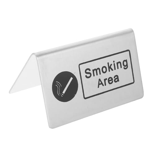 DECORNIJIA Edelstahl Doppelseitiges Rauchbereich Tischschild Modernes Design Klare Anleitung Für Restaurants Büro Rauchbereich Anzeige DECORNIJIA Edelstahl Doppelseitiges Rauchbereich Tischschild Modernes Design Klare Anleitung Für Restaurants Büro Rauchbereich Anzeige von DECORNIJIA