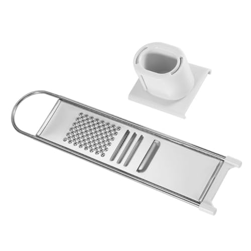 DECORNIJIA Edelstahl Gemüsereibe mit Handschutz Kartoffel Käsereibe Handlicher Küchenhelfer aus Robustem Edelstahl und Langlebig und Sicher für Gemüse Käsezubereitung DECORNIJIA Edelstahl Gemüsereibe mit Handschutz Kartoffel Käsereibe Handlicher Küchenhelfer aus Robustem Edelstahl und Langlebig und Sicher für Gemüse Käsezubereitung von DECORNIJIA