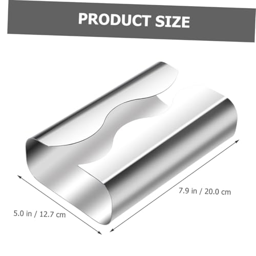 DECORNIJIA Edelstahl Papierbox Aufbewahrung mit Praktischem Spenderfunktion Kompakt und Leicht für Bad Wohnzimmer und Schreibtisch Langlebiger Tissue Container für Taschentücher und DECORNIJIA Edelstahl Papierbox Aufbewahrung mit Praktischem Spenderfunktion Kompakt und Leicht für Bad Wohnzimmer und Schreibtisch Langlebiger Tissue Container für Taschentücher und von DECORNIJIA