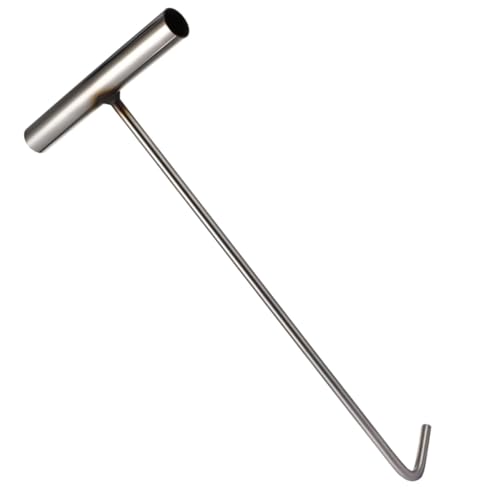 DECORNIJIA Edelstahl T förmiger Hebehaken für Kanaldeckel Schachtabdeckung Lifter Stabil Langlebig Praktisches Hebewerkzeug für Abfluss und Bodenöffnungen DECORNIJIA Edelstahl T förmiger Hebehaken für Kanaldeckel Schachtabdeckung Lifter Stabil Langlebig Praktisches Hebewerkzeug für Abfluss und Bodenöffnungen von DECORNIJIA