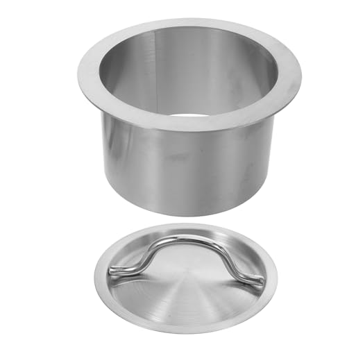 DECORNIJIA Eingelassener Runder Edelstahl Abfalleimer-deckel für Arbeitsplatten Platzsparende Müllschütte Integrierte Küchenlösung für Gastronomie Buffet und Imbissbereiche DECORNIJIA Eingelassener Runder Edelstahl Abfalleimer-deckel für Arbeitsplatten Platzsparende Müllschütte Integrierte Küchenlösung für Gastronomie Buffet und Imbissbereiche von DECORNIJIA