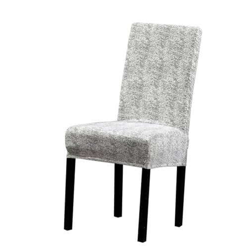 DECORNIJIA Elastische Stuhlhusse Stretch Stuhlbezug mit Starkem Schutz für Esszimmer Bankett Party Bürostuhl Abnehmbar Passend für Rückenhöhe Sitzbreite Vielseitig Verwendbar von DECORNIJIA
