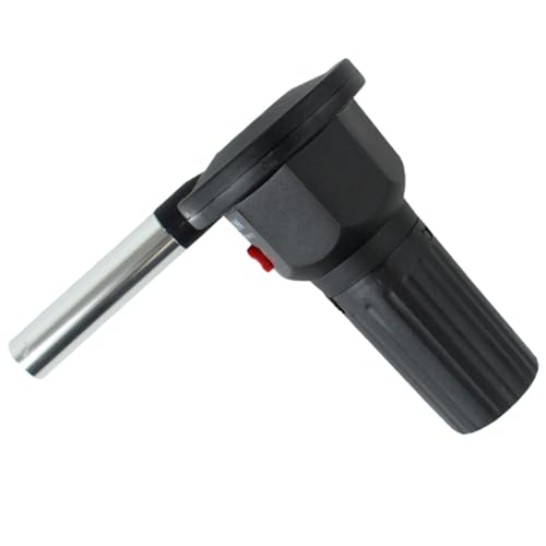 DECORNIJIA Elektrisches Tragbares Bbq gebläse aus Abs und Aluminium Handlicher Outdoor grillventilator mit Komfortablem Griff Praktisches Feuerbläser werkzeug für Camping Picknick und von DECORNIJIA