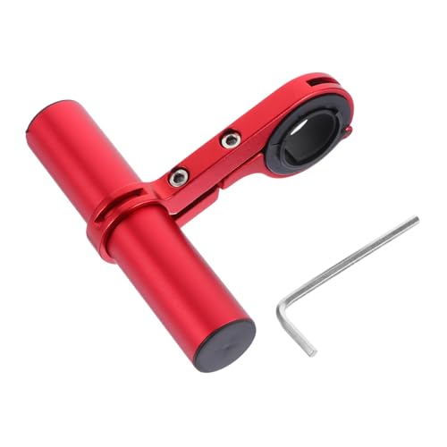 DECORNIJIA Fahrradlenker Erweiterung aus Aluminiumlegierung Multifunktionaler Bike Extension Bracket für Licht und Zubehör Langlebig Leicht für Fahrradlenker Teilige Rote DECORNIJIA Fahrradlenker Erweiterung aus Aluminiumlegierung Multifunktionaler Bike Extension Bracket für Licht und Zubehör Langlebig Leicht für Fahrradlenker Teilige Rote von DECORNIJIA