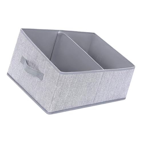 DECORNIJIA Faltbare Aufbewahrungsbox aus Vliesstoff Großer Organizer für Kleidung und Bücher Multifunktionaler Schrank Organizer Praktische Stoffbox für Zuhause und Büro von DECORNIJIA