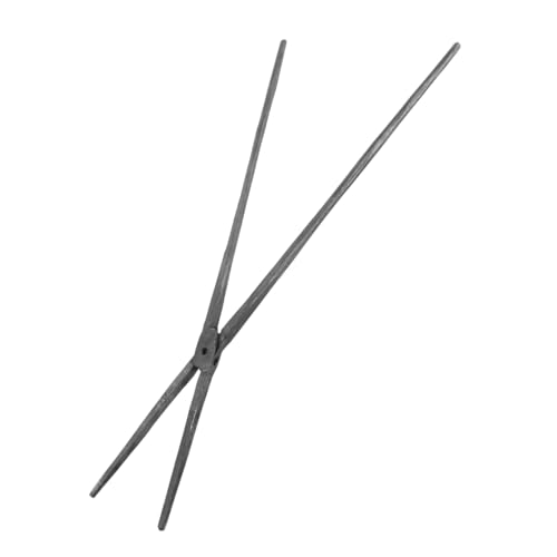 DECORNIJIA Feuerzange aus Hochwertigem Hochkohlenstoffstahl Robuste Greifzange mit Stabilem Hebelmechanismus Vielseitig für Kamin Grill und Müllaufnahme im Garten Lange Mehrzweck Zange für von DECORNIJIA