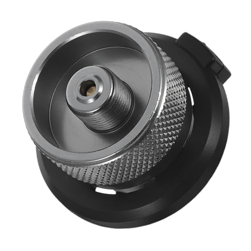 DECORNIJIA Gas Adapter für Campingkocher aus Langlebiger Aluminiumlegierung Sicherer und Stabiler Verbesserte Gasausnutzung und Leicht für Outdoor von DECORNIJIA