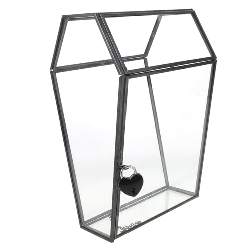 DECORNIJIA Gothic Schaukasten Halloween Dekorkarten Foto Schaukasten Sargschale Mini Sarg Sargvase Sarg Leckerli Boxen Mit Deckel Transparentes Glas DECORNIJIA Gothic Schaukasten Halloween Dekorkarten Foto Schaukasten Sargschale Mini Sarg Sargvase Sarg Leckerli Boxen Mit Deckel Transparentes Glas von DECORNIJIA