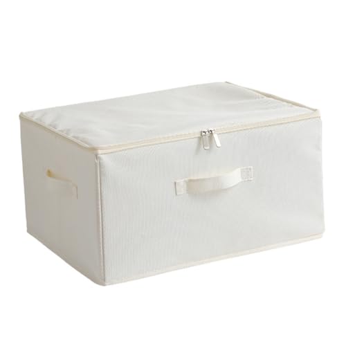 DECORNIJIA Große Faltbare Aufbewahrungsbox aus Robustem Stoff mit Reißverschluss Waschbar Vielseitiger Organizer für Kleidung Bettwäsche und Haushaltsgegenstände für Schlafzimmer und Schrank von DECORNIJIA