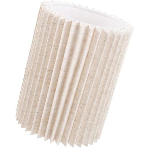 DECORNIJIA Großer Lampenschirm aus Leinenstoff für Tischlampen Weiches Blendfreies Licht Vielseitig Einsetzbar Minimalistisches Design Langlebig und Formstabil für Wohnraumbeleuchtung von DECORNIJIA