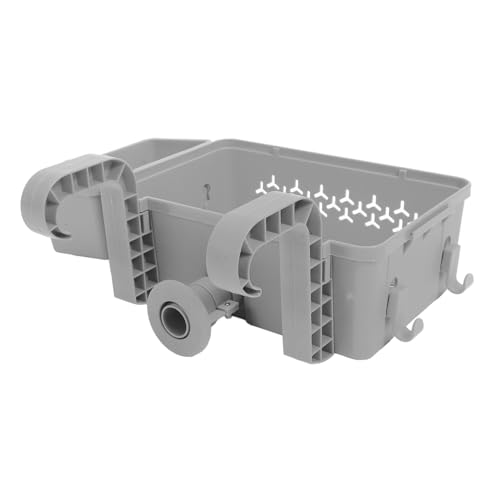 DECORNIJIA Hängender Kunststoff Aufbewahrungskorb für Pool Handtücher und Zubehör Großer Multifunktionaler Pool Organizer mit Praktischem Wandhalter Platzsparend und Robust für Garten und von DECORNIJIA