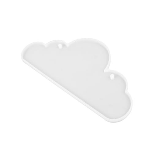 DECORNIJIA Handgefertigte Transparente Silikonform Wolkenform Flexible DIY Türschild Gießform Hochtransparent Leicht zu Reinigen für Epoxidharz Bastelarbeiten Türplakettendesign von DECORNIJIA