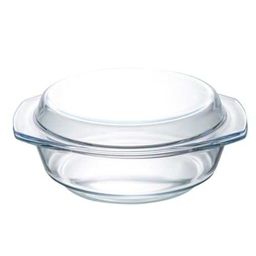 DECORNIJIA Hitzebeständige Robuste Mikrowellenschüssel aus Hochwertigem Klarem Gehärtetem Glas Fassungsvermögen Spülmaschinenfest Mikrowellengeeignet für Täglichen Haushalt DECORNIJIA Hitzebeständige Robuste Mikrowellenschüssel aus Hochwertigem Klarem Gehärtetem Glas Fassungsvermögen Spülmaschinenfest Mikrowellengeeignet für Täglichen Haushalt von DECORNIJIA