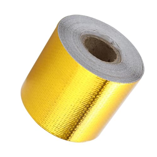 DECORNIJIA Hitzebeständiges Aluminium Klebeband Selbstklebend Dichtband für Isolierung Rohre Dampfsperre und Belüftung Hitzebeständiges Alu Folienband zur Abdichtung und Reparatur im Haus von DECORNIJIA