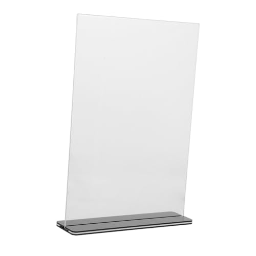 DECORNIJIA Hochformat Acryl Tischaufsteller Klar Robuster Business Card Holder Display Stand für Büro Restaurant Vielseitiger Acryl Sign Holder mit Schlankem Professionellem Design DECORNIJIA Hochformat Acryl Tischaufsteller Klar Robuster Business Card Holder Display Stand für Büro Restaurant Vielseitiger Acryl Sign Holder mit Schlankem Professionellem Design von DECORNIJIA
