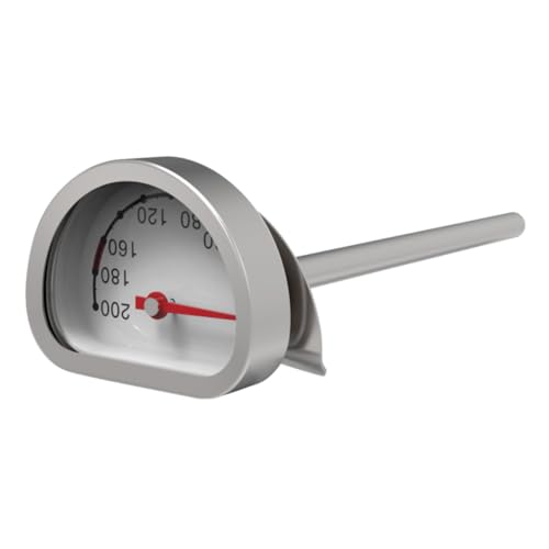 DECORNIJIA Hochtemperaturbeständiges Edelstahl Ölthermometer zum Frittieren Präzise Temperaturmessung für Heiße Öle und Fette Kompakt Einfach zu Bedienen für Küche und Fritteuse von DECORNIJIA