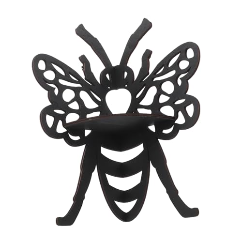 DECORNIJIA Holz Eckregal mit Bienenförmigem Hohldesign Dekoratives Wandregal Multifunktionales Display Shelf Schwebendes Corner Shelf für Schlafzimmer und Wohnzimmer Stilvolle Wanddekoration von DECORNIJIA