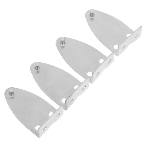 DECORNIJIA Jalousien Metall Befestigungsklammern Acryl Halter für Jalousien Untere Schiene Werkzeugfreie Montage Ersatz Zubehör von DECORNIJIA