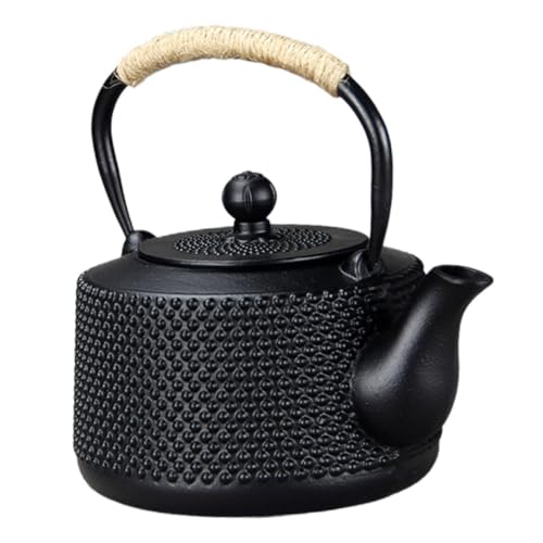 DECORNIJIA Japanischer Gusseisen Teekessel mit Teesieb Langlebig Rostfrei Komfortabler Griff Praktischer Wasserkocher für Büro und Zuhause Traditionelles Teeservice für Tägliche Nutzung DECORNIJIA Japanischer Gusseisen Teekessel mit Teesieb Langlebig Rostfrei Komfortabler Griff Praktischer Wasserkocher für Büro und Zuhause Traditionelles Teeservice für Tägliche Nutzung von DECORNIJIA