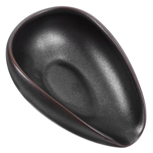 DECORNIJIA Keramik Kaffee Bohnen Dosierschale Hitzebeständig Langlebig Elegantes Design für Haushalt Kaffee Tee Zubehör Tablett zur Präzisen Portionierung von DECORNIJIA