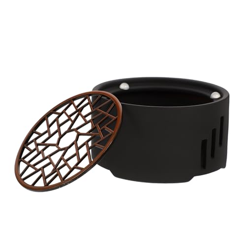 DECORNIJIA Keramik Teewärmer Stövchen mit Teelicht Halter Wärmende Teekannenbasis für Zuhause und Büro Eleganter Teetisch Zubehör Hitzebeständig Glatte Oberfläche Praktisch und Vielseitig von DECORNIJIA