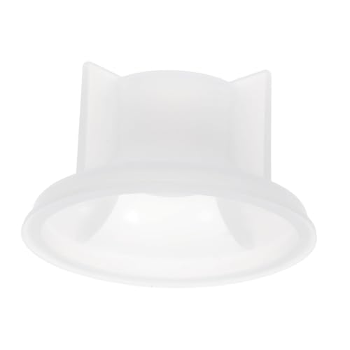 DECORNIJIA Kerzenform Formen für Kerzen Silikonform für Kerzenhalter Formen für Votivkerzen Kerzenhalter Silikonform zum Schmelzen von Silikonwachs Kerze Kieselgel Weiß von DECORNIJIA