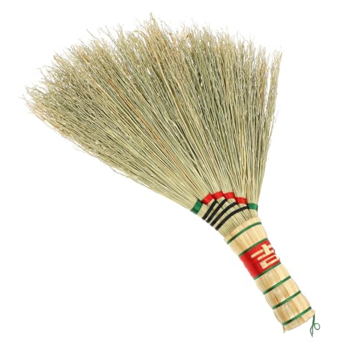 DECORNIJIA Kleiner Handgefertigter Haushaltsbesen aus Strapazierfähigem Stroh Kurzstieliger Handfeger für Schonende Reinigung von Schwer Zugänglichen Stellen im Innenbereich DECORNIJIA Kleiner Handgefertigter Haushaltsbesen aus Strapazierfähigem Stroh Kurzstieliger Handfeger für Schonende Reinigung von Schwer Zugänglichen Stellen im Innenbereich von DECORNIJIA