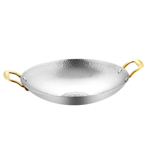 DECORNIJIA Kochtopf mit Doppelgriffen Wok Topf für Herd Geeignet Hitzebeständig Robust für Meeresfrüchte Hot Pot und Koreanischen Ramen DECORNIJIA Kochtopf mit Doppelgriffen Wok Topf für Herd Geeignet Hitzebeständig Robust für Meeresfrüchte Hot Pot und Koreanischen Ramen von DECORNIJIA