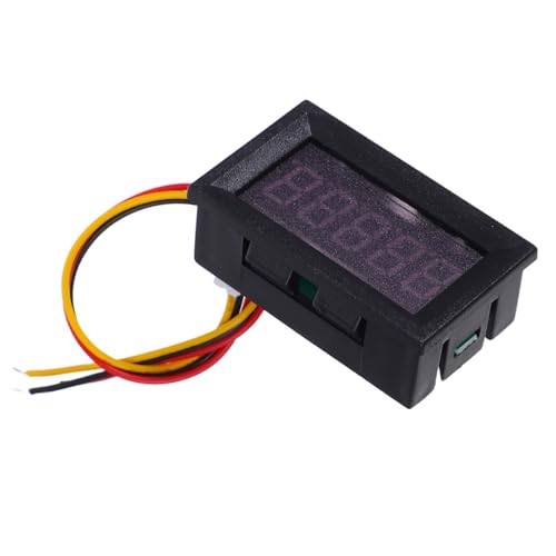 DECORNIJIA LED Digitalvoltmeter Hochpräziser Spannungsmesser mit Lcd anzeige Messgerät für Laborelektronik Genaues Voltmetergauge für Positive und Negative Spannungen von DECORNIJIA
