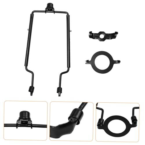 DECORNIJIA Lampenharfe Halter aus Stabilem Verstellbar Lampenschirm Halterung Lampenschirmhalter Passend für Steh Tischlampen in Schwarz DECORNIJIA Lampenharfe Halter aus Stabilem Verstellbar Lampenschirm Halterung Lampenschirmhalter Passend für Steh Tischlampen in Schwarz von DECORNIJIA