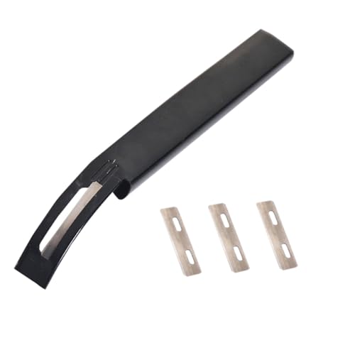 DECORNIJIA Leder Skiver mit Ersatzklingen Präzises Lederskiving Werkzeug für DIY Lederarbeiten Handliches Lederpeeling Tool mit Gebogener Klinge für Feines Abschälen von Leder bei Taschen DECORNIJIA Leder Skiver mit Ersatzklingen Präzises Lederskiving Werkzeug für DIY Lederarbeiten Handliches Lederpeeling Tool mit Gebogener Klinge für Feines Abschälen von Leder bei Taschen von DECORNIJIA