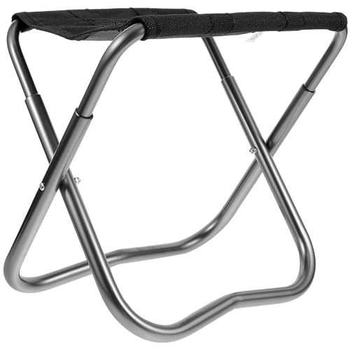 DECORNIJIA Leichter Faltbarer Klapphocker Tragbarer Outdoor Campingstuhl Kompakter Kleiner Faltbarer Sitz für Angeln Wandern Garten und Reisen Multifunktionaler Camping Bank ersatz von DECORNIJIA