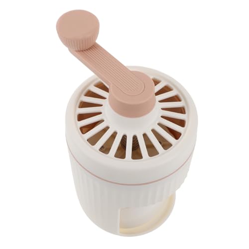 DECORNIJIA Manueller Eiscrusher für Zuhause Tragbarer Handbetriebener Eiszerkleinerer mit Einzigartigen Eisformen für Slushies Crushed Ice Smoothies und Erfrischende Sommergetränke von DECORNIJIA