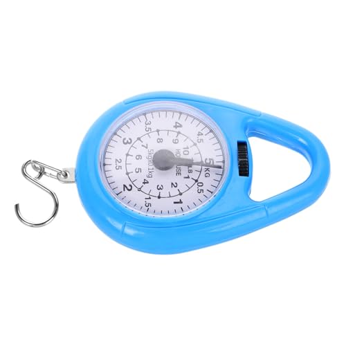 DECORNIJIA Mechanische Federwaage Mini Hängeskala Haken Tragbare Federwaage für Gepäck und Haushalt Präzise Messung Robuste Konstruktion Blaue Farbgebung DECORNIJIA Mechanische Federwaage Mini Hängeskala Haken Tragbare Federwaage für Gepäck und Haushalt Präzise Messung Robuste Konstruktion Blaue Farbgebung von DECORNIJIA