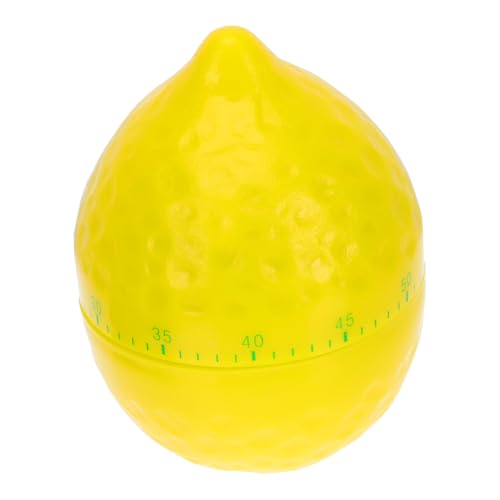 DECORNIJIA Mechanischer Küchentimer Zitrone Countdown Timer Visueller Kurzzeitmesser Kunststoff für Kochen Backen Haushalt Einfache Bedienung Geräuscharmer Alarm DECORNIJIA Mechanischer Küchentimer Zitrone Countdown Timer Visueller Kurzzeitmesser Kunststoff für Kochen Backen Haushalt Einfache Bedienung Geräuscharmer Alarm von DECORNIJIA