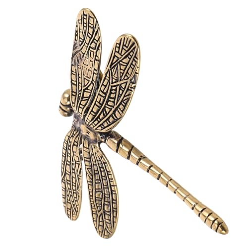 DECORNIJIA Messing Drahtesel Möbelgriff Vintage Libelle Design Schrankgriffe für Küchen Kleiderschränke Dekorative Kommodenknöpfe Vielseitig Einsetzbare Einzigartige Schubladengriffe von DECORNIJIA