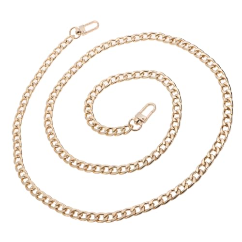 DECORNIJIA Metal Bag Chain Schulterriemen Gold Flacher Handtaschengurt mit Metall Schnallen Verstellbarer Ersatzriemen für Handtaschen Clutches und Umhängetaschen Abnehmbar und Vielseitig DECORNIJIA Metal Bag Chain Schulterriemen Gold Flacher Handtaschengurt mit Metall Schnallen Verstellbarer Ersatzriemen für Handtaschen Clutches und Umhängetaschen Abnehmbar und Vielseitig von DECORNIJIA