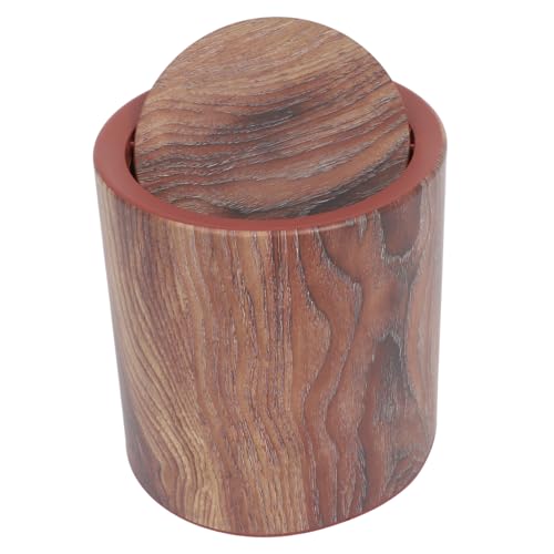 DECORNIJIA Moderater Holzoptik Mülleimer mit Klappdeckel Mittlere Kapazität Langlebiger Haushalts Abfalleimer für Küche Bad Schlafzimmer Praktischer Papierkorb mit Natürlichem Design DECORNIJIA Moderater Holzoptik Mülleimer mit Klappdeckel Mittlere Kapazität Langlebiger Haushalts Abfalleimer für Küche Bad Schlafzimmer Praktischer Papierkorb mit Natürlichem Design von DECORNIJIA