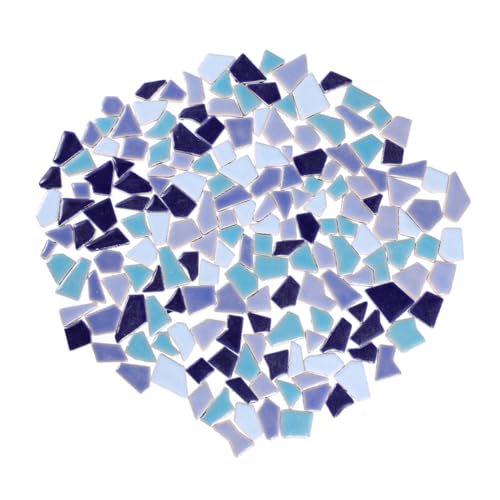 DECORNIJIA Mosaiksteine Unregelmäßige Keramische für DIY Projekte für Bastelarbeiten Wanddekoration und Kunstgestaltungen Blau Mischung für Kreative Anwendungen DECORNIJIA Mosaiksteine Unregelmäßige Keramische für DIY Projekte für Bastelarbeiten Wanddekoration und Kunstgestaltungen Blau Mischung für Kreative Anwendungen von DECORNIJIA