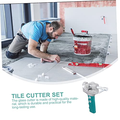 DECORNIJIA Multifunktionaler und Fliesenschneider Handwerkzeug mit Großem Rollenschneider Präziser Glasschneider für Spiegel und Keramikfliesen Robust und Zeitsparend für Effizientes von DECORNIJIA